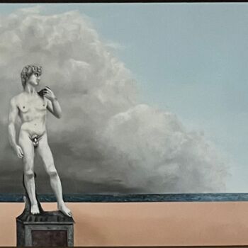 Pittura intitolato "Michelangelo’s Coas…" da Robert Van Den Herik, Opera d'arte originale, Olio