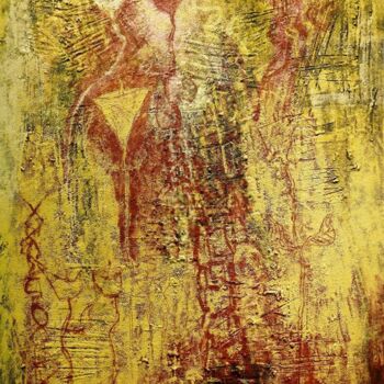 Pittura intitolato "nine stems" da Robert Winslow, Opera d'arte originale, Olio