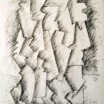 Drawing titled "gls7" by Robert Winslow, Original Artwork, Graphite