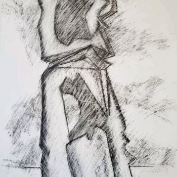 Drawing titled "fulfrm2" by Robert Winslow, Original Artwork, Graphite