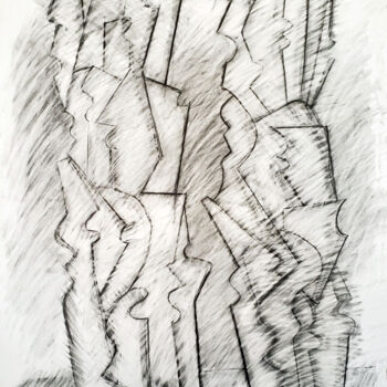 Drawing titled "mon.3" by Robert Winslow, Original Artwork, Graphite