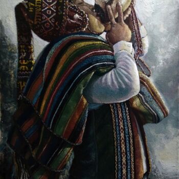 Malarstwo zatytułowany „Varayoc Wawan ( Hij…” autorstwa Roberth Singona (El chincherino), Oryginalna praca, Olej