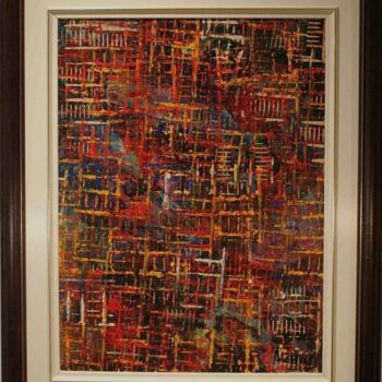 Painting titled "Labyrinthe" by Roberto Agro, Original Artwork, Acrylic