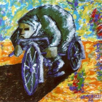Pintura intitulada "O Ciclonauta" por Roberto Armorizzi, Obras de arte originais