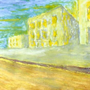 Pintura intitulada "Rua deserta" por Roberto Armorizzi, Obras de arte originais