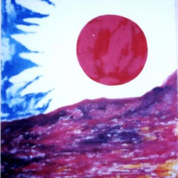 Painting titled "NASCER DO SOL" by Roberto Armorizzi, Original Artwork, Oil