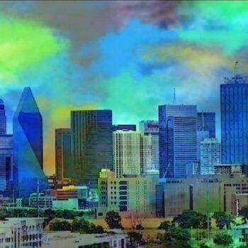 Digital Arts titled "Dallas" by Roberto Bartoccini, Original Artwork, Digital Painting