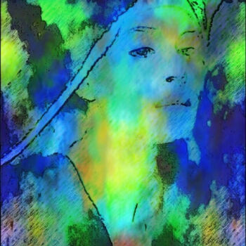 Digital Arts titled "Monique B." by Roberto Bartoccini, Original Artwork, Digital Painting