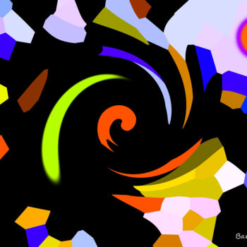 Digital Arts titled "Una giornata di sole" by Roberto Bartoccini, Original Artwork, Digital Painting