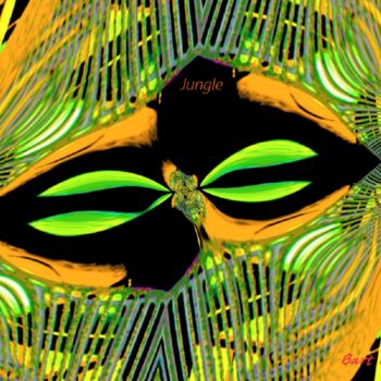 Arte digitale intitolato "Jungle" da Roberto Bartoccini, Opera d'arte originale, Pittura digitale