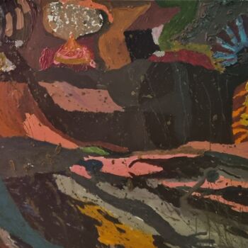 Pintura titulada "Il volto senza anima" por Roberto Capritti, Obra de arte original, Oleo Montado en Bastidor de camilla de…