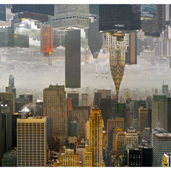 Фотография под названием ""UPSIDE TOWN" (75)" - Roberto Cavalli, Подлинное произведение искусства, Цифровая фотография