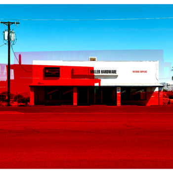 Fotografie getiteld ""A RED VAGUE RECOLL…" door Roberto Cavalli, Origineel Kunstwerk, Digitale fotografie