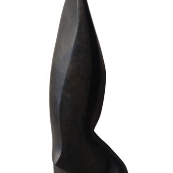 Sculpture intitulée "ciprés negro" par Roberto García López, Œuvre d'art originale, Pierre