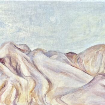 Картина под названием "nublar desert" - Roberto Rivas, Подлинное произведение искусства, Масло