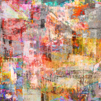 Digital Arts titled "fondo gris" by Roberto Saiz, Original Artwork, Digital Collage
