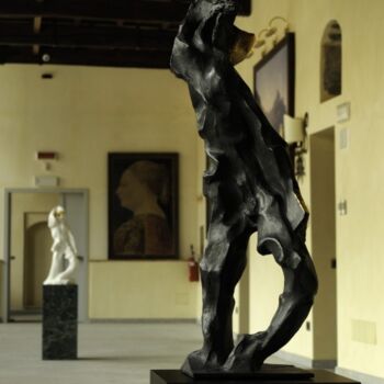 Sculpture titled "DAVIDE" by Roberto Tagliazucchi, Original Artwork, Bronze