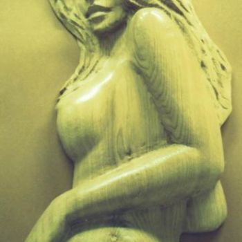 Sculpture titled "ANNA" by Robert Rachel, Original Artwork, Wood