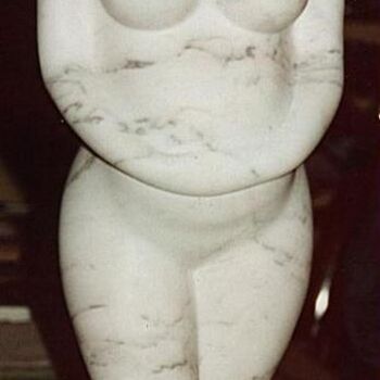 Sculpture titled "Maternité" by Robert Rachel, Original Artwork, Stone