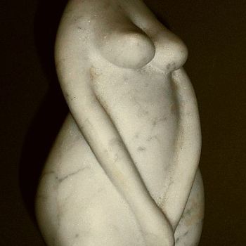 雕塑 标题为“Beauté de la nuit” 由Robert Rachel, 原创艺术品, 石