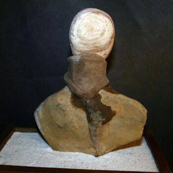Rzeźba zatytułowany „_sculputre_girl_wit…” autorstwa Robin Mols, Oryginalna praca, Technika mieszana