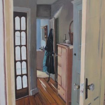 Malerei mit dem Titel "Doorways" von Robin Frey, Original-Kunstwerk, Öl