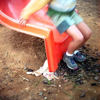 Photographie intitulée "Le tobogan" par Robin Santus, Œuvre d'art originale