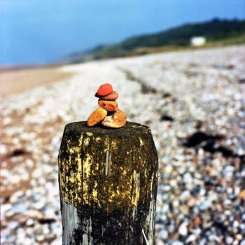 Photographie intitulée "Omaha Beach" par Robin Santus, Œuvre d'art originale