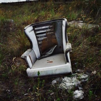 Фотография под названием "Le fauteuil blanc" - Robin Santus, Подлинное произведение искусства
