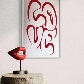 Цифровое искусство под названием "LOVE" - Rocca Design, Подлинное произведение искусства, 2D Цифровая Работа