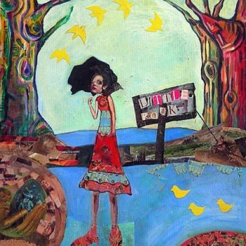 Painting titled "Dreamscape 4 (I ran…" by Rochele Royster, Original Artwork