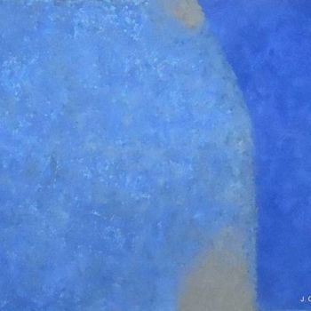 Pintura titulada "Sinforía Azul, por…" por Rocío Alzaga, Obra de arte original, Oleo