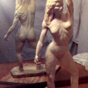 Skulptur mit dem Titel "windancer" von Rod Patterson, Original-Kunstwerk