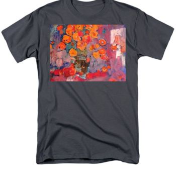 Printmaking titled "Tshirts Flowers Pri…" by Rodica, Original Artwork