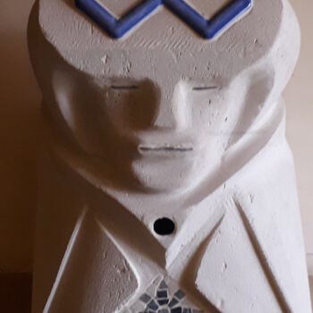 Sculpture intitulée "nascapolis" par Rodolphe Quinet, Œuvre d'art originale, Pierre