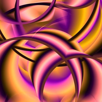 Digital Arts titled "Orchid" by Rüdiger Lehmann, Original Artwork, Digital Painting