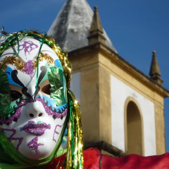 Fotografia intitulada "O mascarado" por Rodrigo Dias, Obras de arte originais