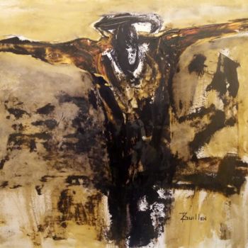 Pintura titulada "Sudario" por Rodrigo Guillen, Obra de arte original, Oleo