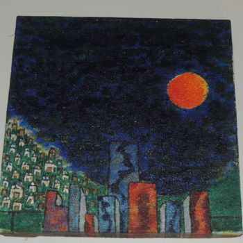 Pintura intitulada "dark valley" por Rodrigo Pereira, Obras de arte originais, Acrílico