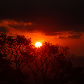 Фотография под названием "Sunset Mariporã" - Rodrigo Santos, Подлинное произведение искусства, Не манипулируемая фотография