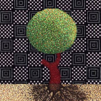 Peinture intitulée "árvore-04" par Rodrigo Ferrario, Œuvre d'art originale