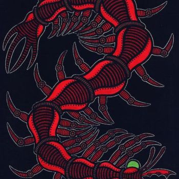 Peinture intitulée "Centipeter" par Rodrigo Ferrario, Œuvre d'art originale
