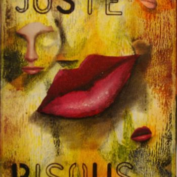 「juste un bisou」というタイトルの絵画 Rodykopによって, オリジナルのアートワーク, オイル