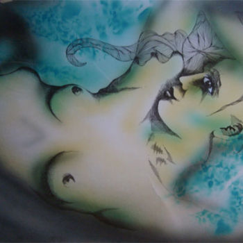 绘画 标题为“sirene” 由Rodykop, 原创艺术品