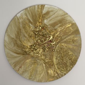 Painting titled "SOL AUREUS (ex Gold…" by Cazo, Original Artwork, Acrylic