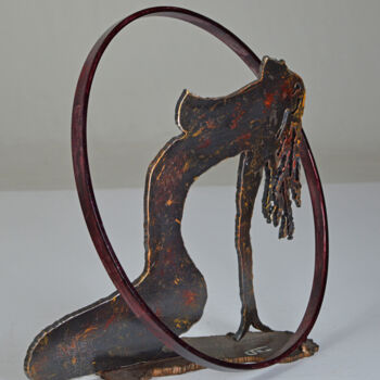 Sculpture intitulée "REVERIE" par Roger Flores, Œuvre d'art originale, Métaux