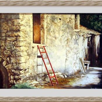 Painting titled "il fienile di sessa…" by Roger Harb, Original Artwork