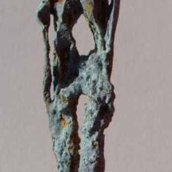 Sculpture intitulée "'L'HOMME DEBOUT num…" par Roger Rode, Œuvre d'art originale, Bronze