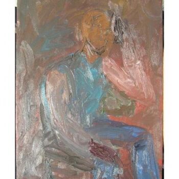 Painting titled "figure" by Roger Ychai, Original Artwork, Oil