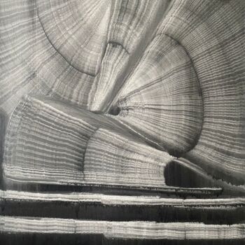 Peinture intitulée "Spirale" par Roger Birbaum, Œuvre d'art originale, Huile Monté sur Châssis en bois